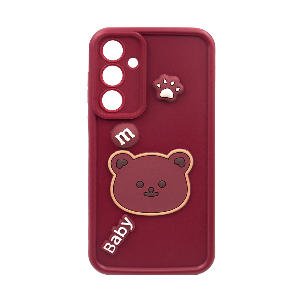 کاور گوشی سامسونگ Galaxy A55 مدل Solid Khersi-قرمز