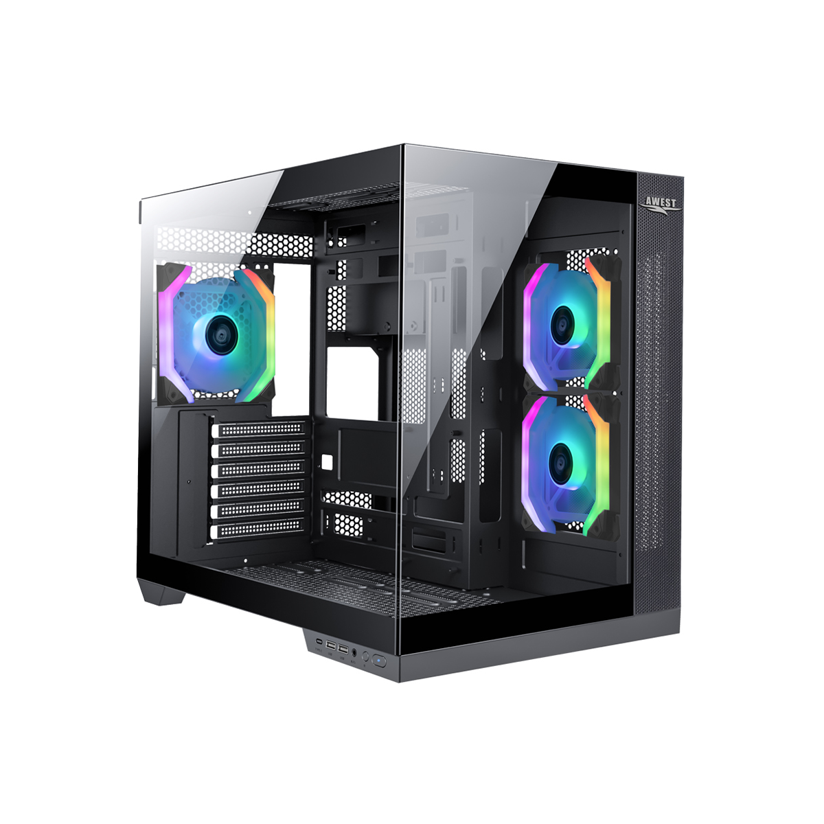 کیس کامپیوتر اوست مدل GT-AQ12-MB کیس کامپیوتر اوست مدل GT-AQ12-MB