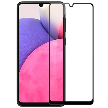 محافظ صفحه نمایش شیشه ای مناسب برای گوشی موبایل سامسونگ مدل Galaxy A33 5G-مشکی  محافظ صفحه نمایش شیشه ای مناسب برای گوشی موبایل سامسونگ مدل Galaxy A33 5G-مشکی