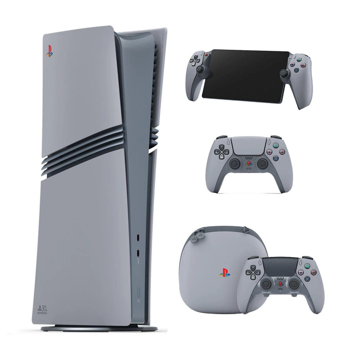پلی استیشن 5 پرو دیجیتال خاکستری 2 ترابایت نسخه ویرایش محدود PlayStation 30th Anniversary همراه با Portal ،Charging Station و دسته DualSense Edge پلی استیشن 5 پرو دیجیتال خاکستری 2 ترابایت نسخه ویرایش محدود PlayStation 30th Anniversary همراه با Portal ،Charging Station و دسته DualSense Edge