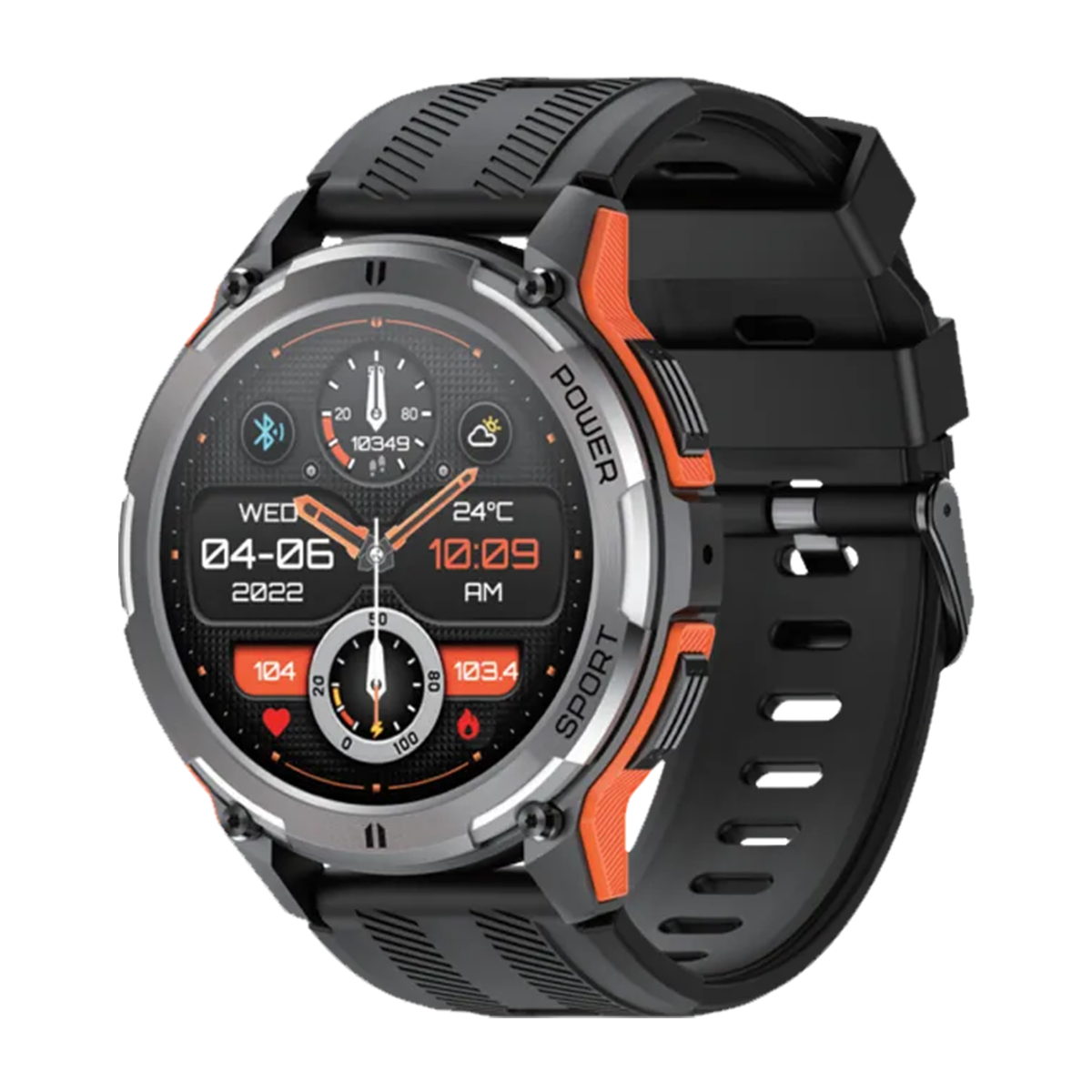 ساعت هوشمند ریورسانگ مدل مدل Motive 8C SW801-بدنه تیتانیوم بند مشکی ساعت هوشمند ریورسانگ مدل مدل Motive 8C SW801-بدنه تیتانیوم بند مشکی