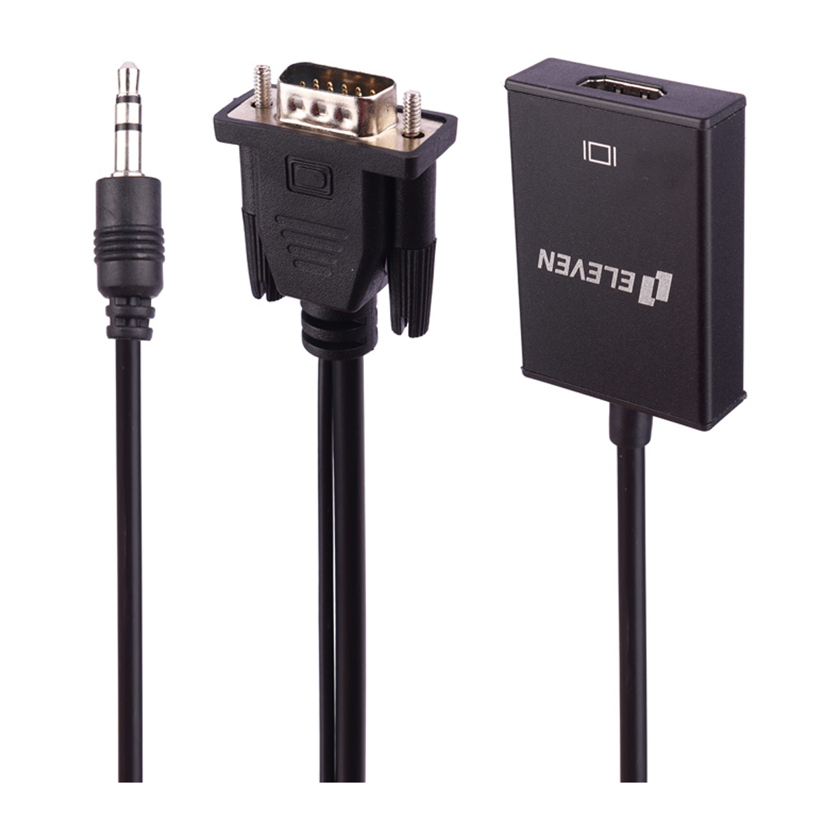 مبدل VGA به HDMI و AUX ایلون مدل CV1000 به همراه کابل Micro USB-مشکی مبدل VGA به HDMI و AUX ایلون مدل CV1000 به همراه کابل Micro USB-مشکی