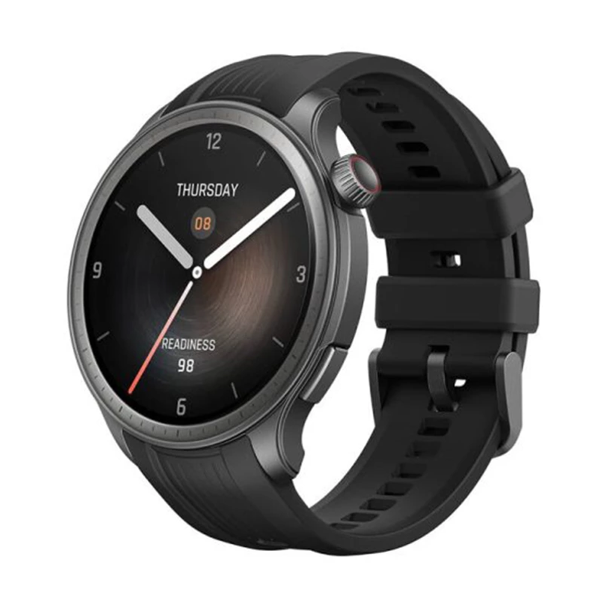 ساعت هوشمند امیزفیت مدل بالانس Balance-بدنه مشکی بند مشکی ساعت هوشمند امیزفیت مدل بالانس Balance-بدنه مشکی بند مشکی