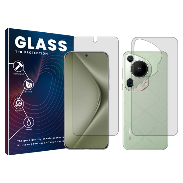محافظ صفحه نمایش شفاف گلس مدل Resistant مناسب برای گوشی موبایل هوآوی Pura 70 Ultra به همراه محافظ پشت گوشی محافظ صفحه نمایش شفاف گلس مدل Resistant مناسب برای گوشی موبایل هوآوی Pura 70 Ultra به همراه محافظ پشت گوشی