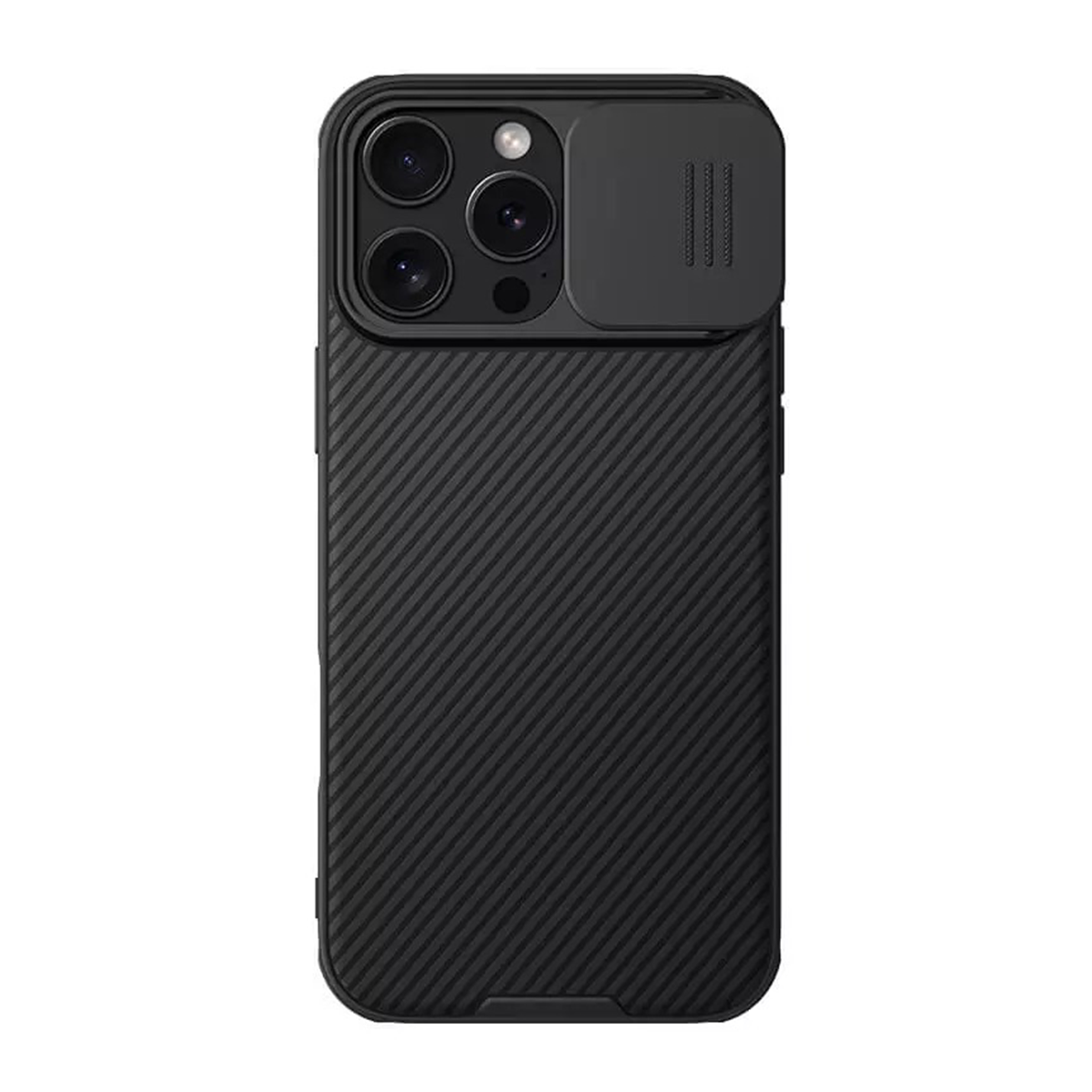 کاور گوشی اپل iPhone 16 Pro نیلکین مدل CamShield Pro-مشکی کاور گوشی اپل iPhone 16 Pro نیلکین مدل CamShield Pro-مشکی