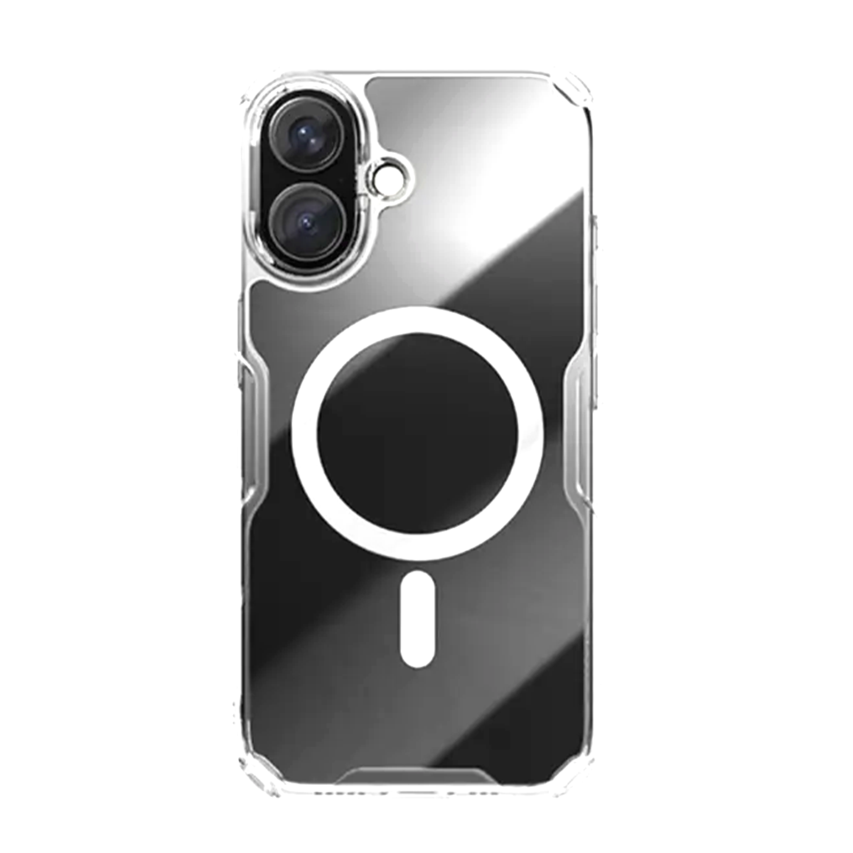 قاب گوشی iPhone 16 نیلکین NATURE TPU Pro Magnetic-سفید  قاب گوشی iPhone 16 نیلکین NATURE TPU Pro Magnetic-سفید