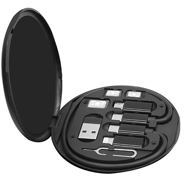 مبدل USB / MicroUSB / Lithning / Type-C و پایه نگهدارنده تسکو مدل  TCRA 1500-مشکی