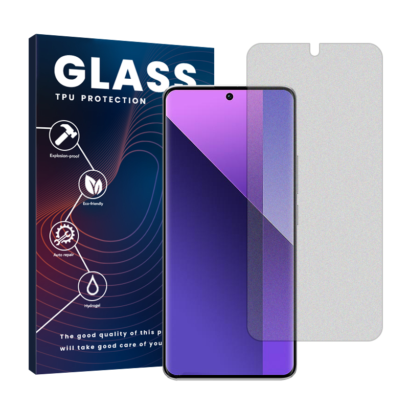 محافظ صفحه نمایش مات گلس مدل Resistant مناسب برای گوشی موبایل شیائومی Redmi Note 13 Pro Plus محافظ صفحه نمایش مات گلس مدل Resistant مناسب برای گوشی موبایل شیائومی Redmi Note 13 Pro Plus