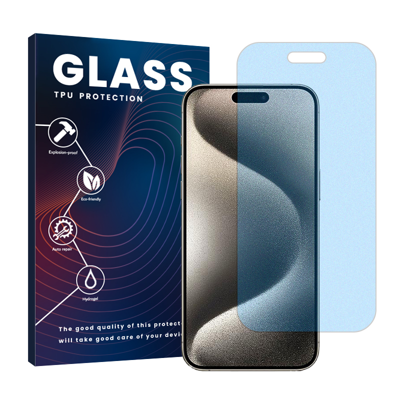 محافظ صفحه نمایش مات ضداشعه آبی گلس مدل Resistant مناسب برای گوشی موبایل اپل iPhone 15 Pro Max محافظ صفحه نمایش مات ضداشعه آبی گلس مدل Resistant مناسب برای گوشی موبایل اپل iPhone 15 Pro Max