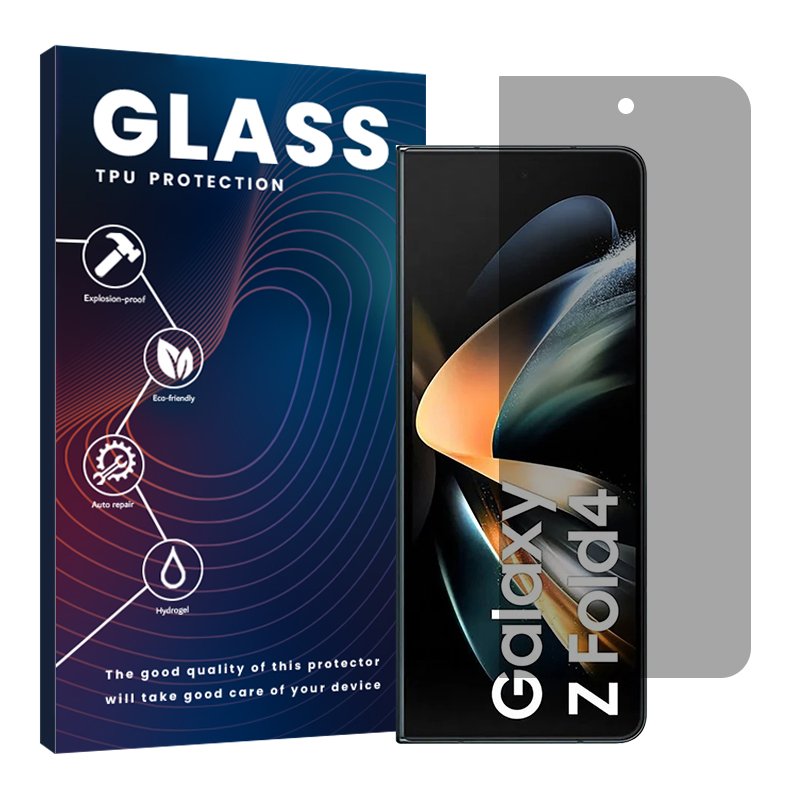 محافظ صفحه نمایش حریم شخصی گلس مدل Resistant مناسب برای گوشی موبایل سامسونگ Galaxy Z Fold4 محافظ صفحه نمایش حریم شخصی گلس مدل Resistant مناسب برای گوشی موبایل سامسونگ Galaxy Z Fold4