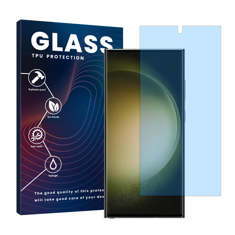 محافظ صفحه نمایش آنتی بلو گلس مدل Resistant مناسب برای گوشی موبایل سامسونگ Galaxy S23 Ultra