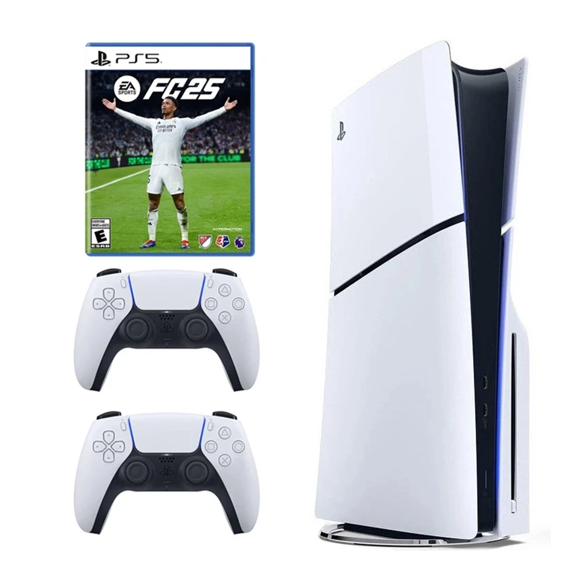 پلی استیشن 5 اسلیم دیسک خور آسیا سفید 1 ترابایت به همراه دسته اضافی و بازی EA Sports FC 25 پلی استیشن 5 اسلیم دیسک خور آسیا سفید 1 ترابایت به همراه دسته اضافی و بازی EA Sports FC 25