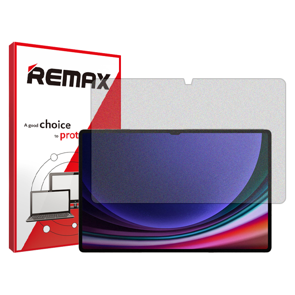محافظ صفحه نمایش مات ریمکس مدل Resistant مناسب برای تبلت سامسونگ Galaxy Tab S9 Ultra محافظ صفحه نمایش مات ریمکس مدل Resistant مناسب برای تبلت سامسونگ Galaxy Tab S9 Ultra