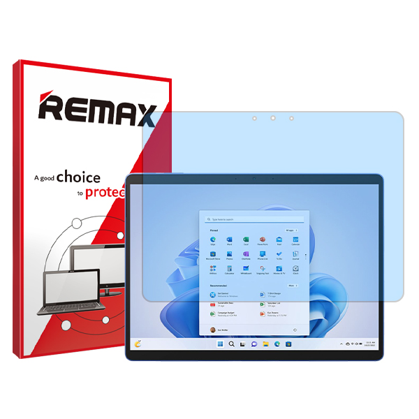 محافظ صفحه نمایش ضد اشعه آبی ریمکس مدل Resistant مناسب برای تبلت مایکروسافت Surface Pro 9 محافظ صفحه نمایش ضد اشعه آبی ریمکس مدل Resistant مناسب برای تبلت مایکروسافت Surface Pro 9