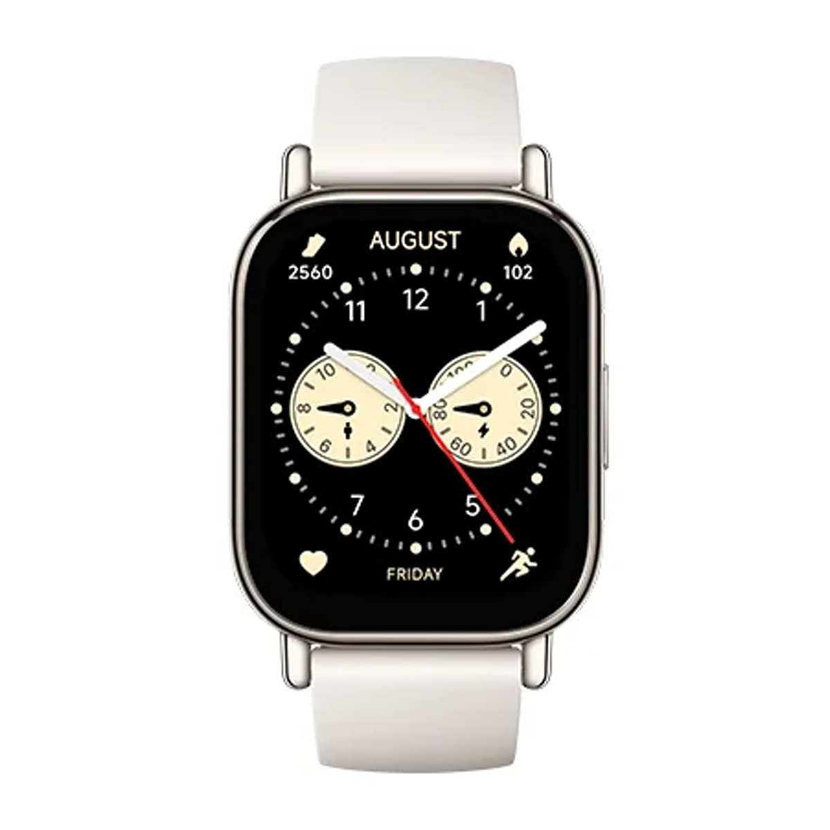 ساعت هوشمند شیائومی مدل Redmi Watch 5 Lite-بدنه طلایی روشن بند کرم