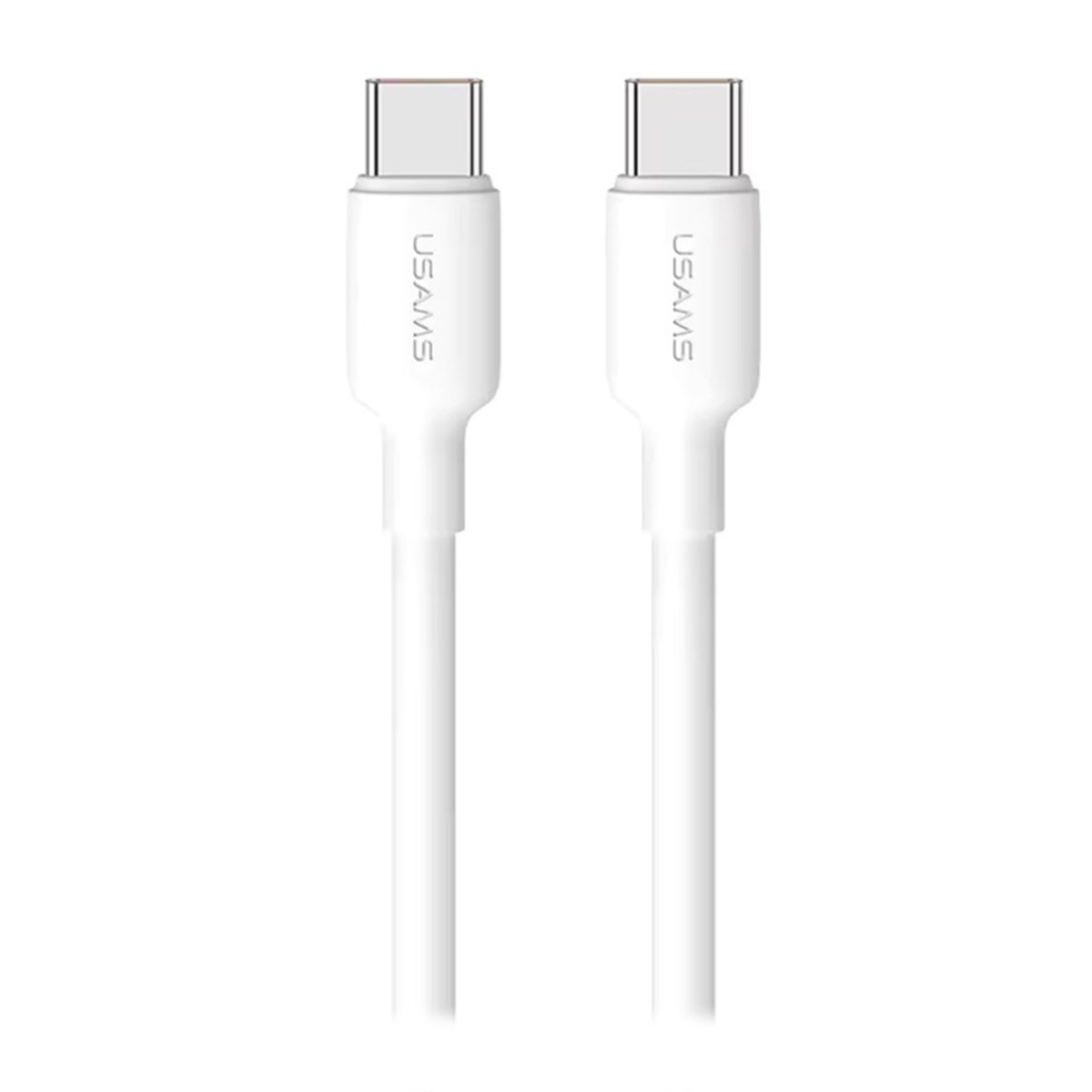 کابل دو سر تایپ سی یوسمز مدل SJ613 طول 1.0 متر-سفید کابل دو سر تایپ سی یوسمز مدل SJ613 طول 1.0 متر-سفید