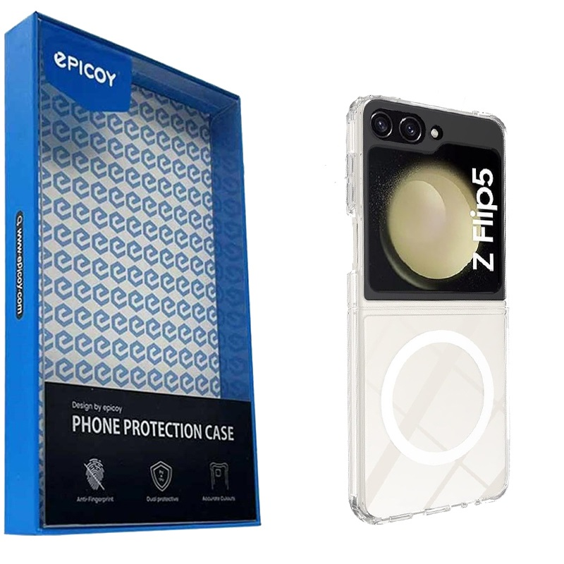 کاور اپیکوی مدل AntiShock-MagSafe مناسب برای گوشی موبایل سامسونگ Galaxy Z Flip 5 کاور اپیکوی مدل AntiShock-MagSafe مناسب برای گوشی موبایل سامسونگ Galaxy Z Flip 5