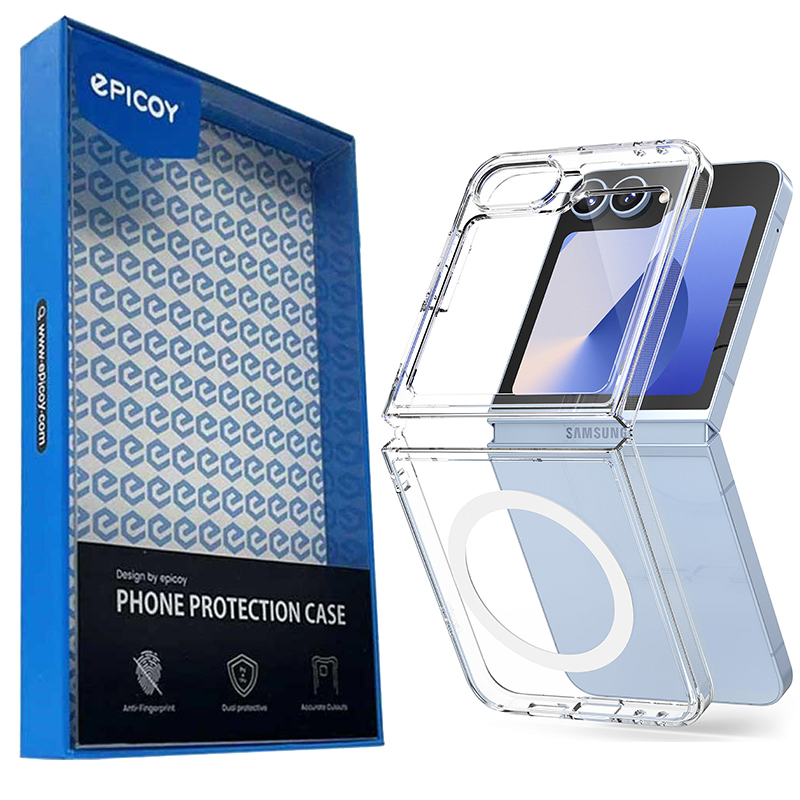 کاور اپیکوی مدل AntiShock-MagSafe مناسب برای گوشی موبایل سامسونگ Galaxy Z Flip 6 کاور اپیکوی مدل AntiShock-MagSafe مناسب برای گوشی موبایل سامسونگ Galaxy Z Flip 6