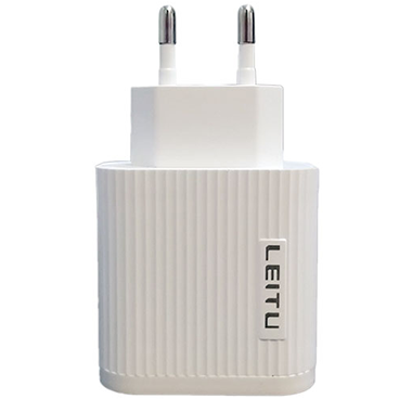 شارژر دیواری لیتو مدل LH-6-سفید   شارژر دیواری لیتو مدل LH-6-سفید