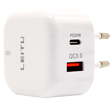 شارژر دیواری لیتو مدل  LH-14-سفید  شارژر دیواری لیتو مدل  LH-14-سفید