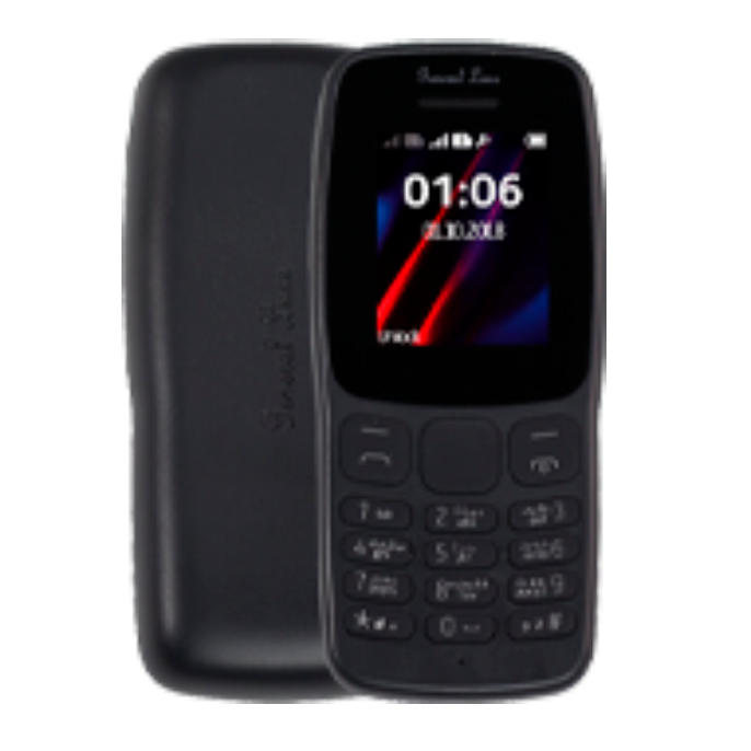 گوشی موبایل جی ال ایکس مدل جنرال لوکس 106 دوسیم کارت-مشکی