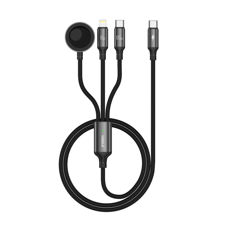 کابل تبدیل USB-C به لایتنینگ / USB-C / WIRELESS هیسکا مدل LX-31 طول 1.2 متر کابل تبدیل USB-C به لایتنینگ / USB-C / WIRELESS هیسکا مدل LX-31 طول 1.2 متر