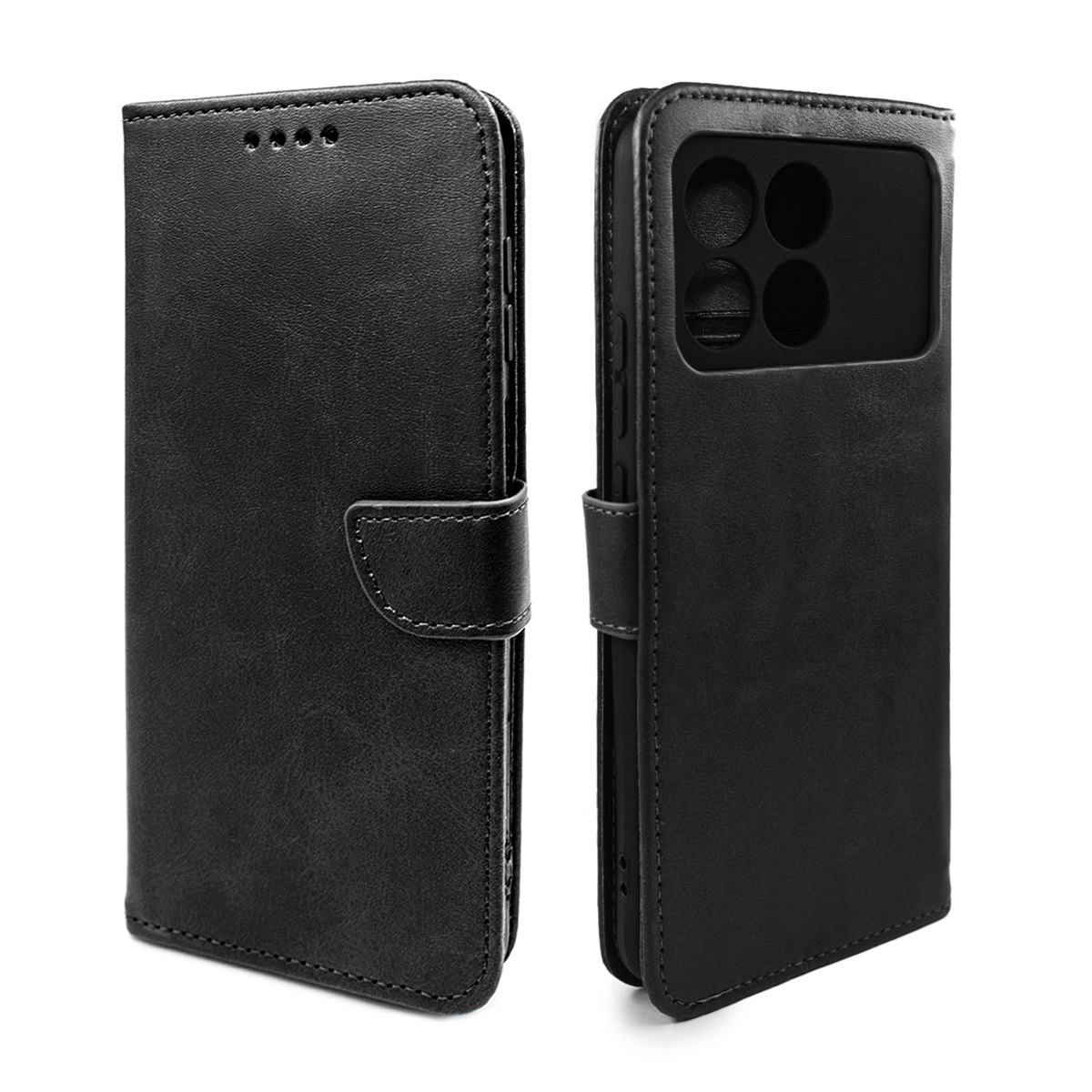 کیف کلاسوری گوشی پوکو F6 Pro مدل مگنتی جاکارتی محافظ لنزدار-مشکی کیف کلاسوری گوشی پوکو F6 Pro مدل مگنتی جاکارتی محافظ لنزدار-مشکی