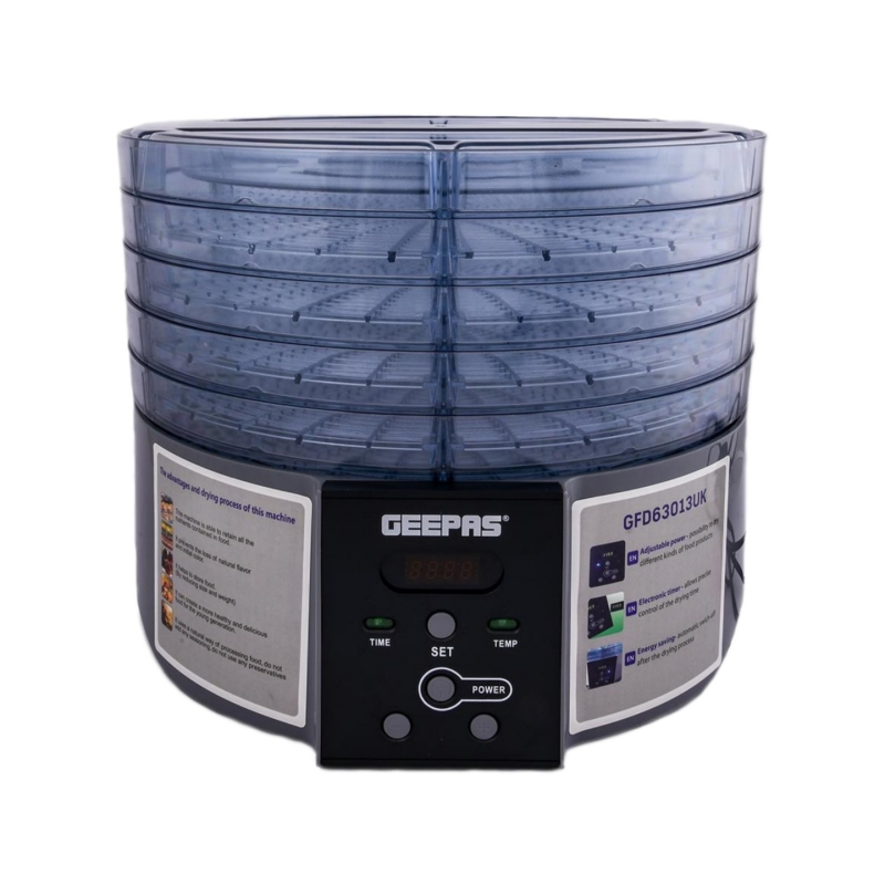 میوه و سبزی خشک کن جی پاس مدل GFD63013UK میوه و سبزی خشک کن جی پاس مدل GFD63013UK