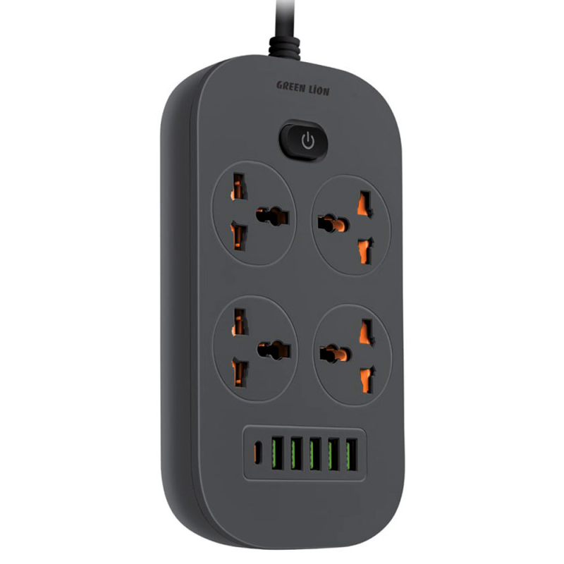 چندراهی برق گرین لاین مدل GNPOWS5USB چندراهی برق گرین لاین مدل GNPOWS5USB