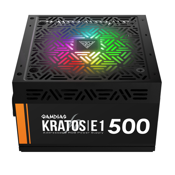 منبع تغذیه کامپیوتر گیم دیاس مدل KRATOS E1 500 منبع تغذیه کامپیوتر گیم دیاس مدل KRATOS E1 500