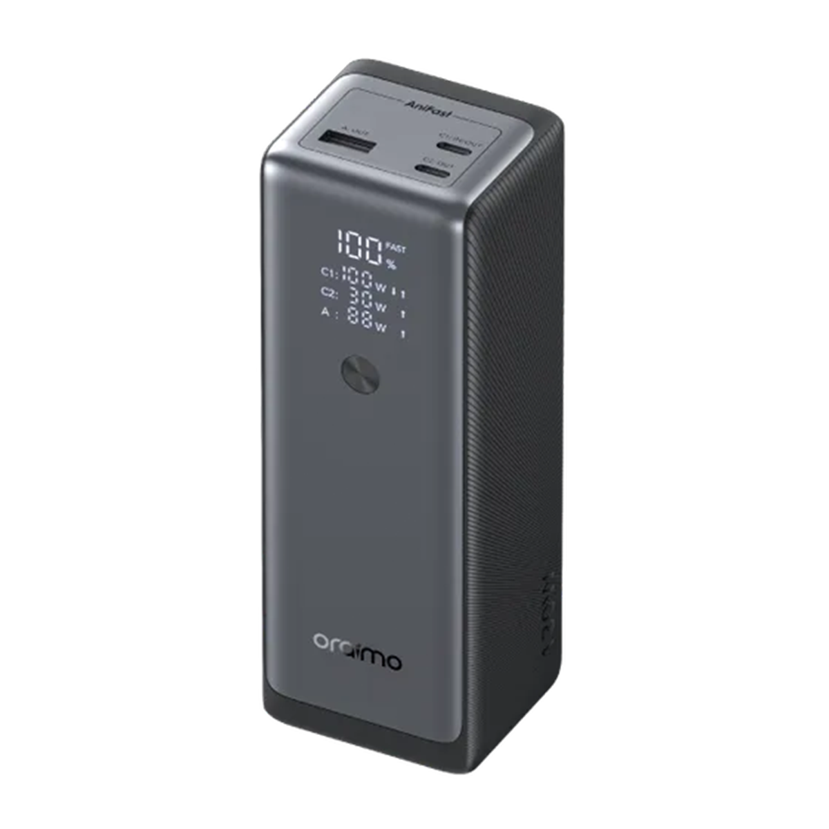 پاوربانک اورایمو مدل PowerJet 130 ظرفیت 27600 میلی آمپر ساعت توان 130 وات-خاکستری پاوربانک اورایمو مدل PowerJet 130 ظرفیت 27600 میلی آمپر ساعت توان 130 وات-خاکستری