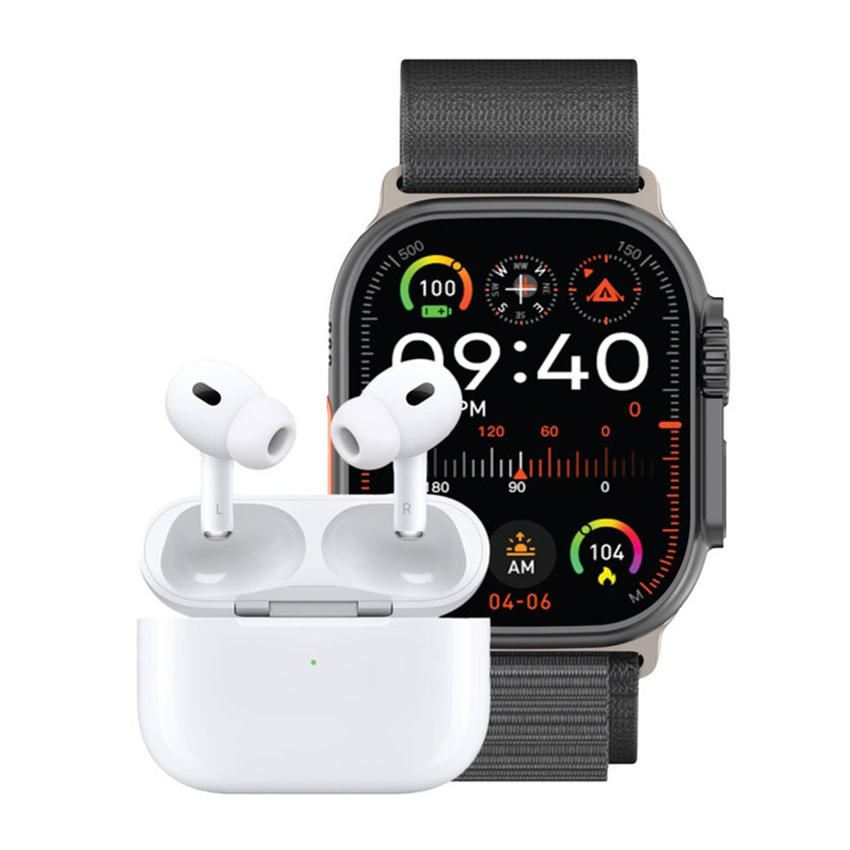 ساعت هوشمند گرین لاین مدل Ultra Active همراه با هندزفری مدل Earbuds Pro2 ساعت هوشمند گرین لاین مدل Ultra Active همراه با هندزفری مدل Earbuds Pro2