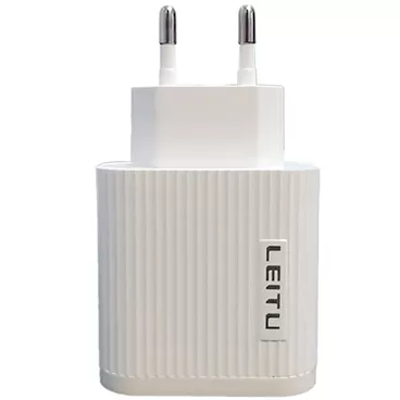 شارژر دیواری لیتو مدل LH-6 به همراه کابل لایتنینگ-سفید شارژر دیواری لیتو مدل LH-6 به همراه کابل لایتنینگ-سفید