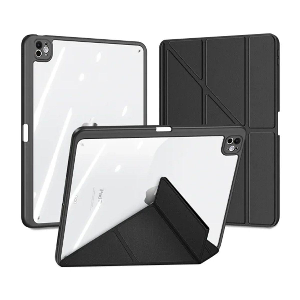 کاور تبلت اپل iPad Pro ۱۳ 2024 دوکس دوکیس مدل Magi-مشکی کاور تبلت اپل iPad Pro ۱۳ 2024 دوکس دوکیس مدل Magi-مشکی