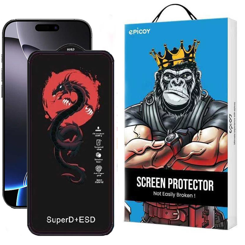 محافظ صفحه نمایش اپیکوی مدل Dragon ESD مناسب برای گوشی موبایل اپل iPhone 16 Pro Max محافظ صفحه نمایش اپیکوی مدل Dragon ESD مناسب برای گوشی موبایل اپل iPhone 16 Pro Max