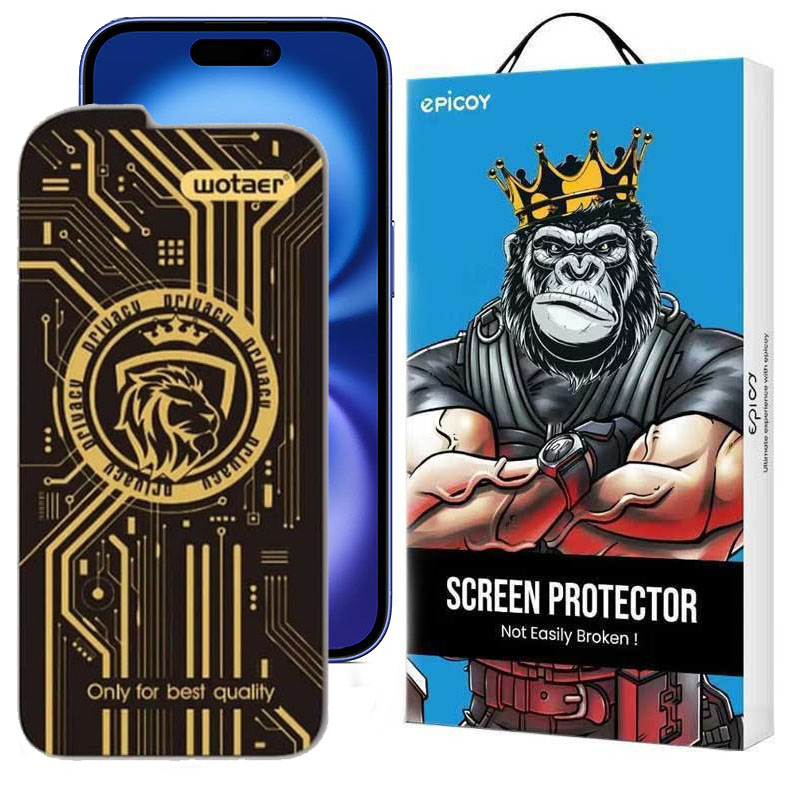 محافظ صفحه نمایش حریم شخصی اپیکوی مدل Wotaer Privacy مناسب برای گوشی موبایل اپل iPhone 16 / iPhone 15 محافظ صفحه نمایش حریم شخصی اپیکوی مدل Wotaer Privacy مناسب برای گوشی موبایل اپل iPhone 16 / iPhone 15