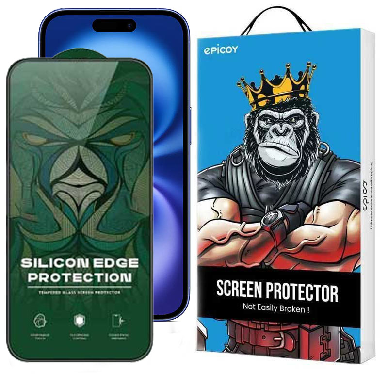 محافظ صفحه نمایش حریم شخصی اپیکوی مدل Silicon Edges Privacy مناسب برای گوشی موبایل اپل iPhone 16 / iPhone 15 محافظ صفحه نمایش حریم شخصی اپیکوی مدل Silicon Edges Privacy مناسب برای گوشی موبایل اپل iPhone 16 / iPhone 15