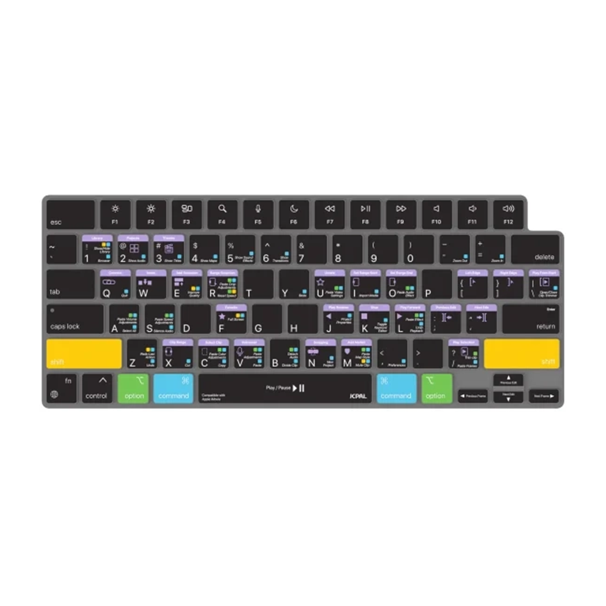 محافظ کیبورد مک بوک جی سی پال مدل VerSkin Apple iMovie Shortcut محافظ کیبورد مک بوک جی سی پال مدل VerSkin Apple iMovie Shortcut