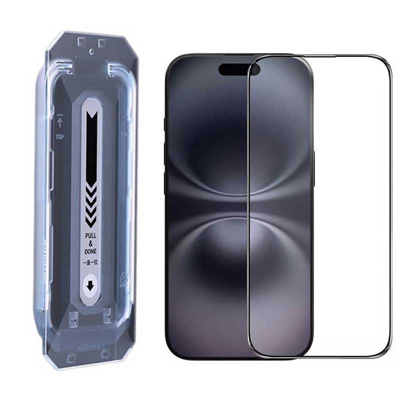 محافظ صفحه نمایش نیلکین مدل CP Plus Pro مناسب برای گوشی موبایل  اپل iPhone 16 به همراه کیت نصب محافظ صفحه نمایش نیلکین مدل CP Plus Pro مناسب برای گوشی موبایل  اپل iPhone 16 به همراه کیت نصب