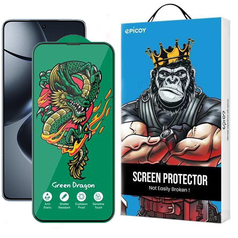 محافظ صفحه نمایش اپیکوی مدل Green Dragon ExplosionProof مناسب برای گوشی موبایل شیائومی 14T Pro / 14T / Redmi K70 Ultra  محافظ صفحه نمایش اپیکوی مدل Green Dragon ExplosionProof مناسب برای گوشی موبایل شیائومی 14T Pro / 14T / Redmi K70 Ultra