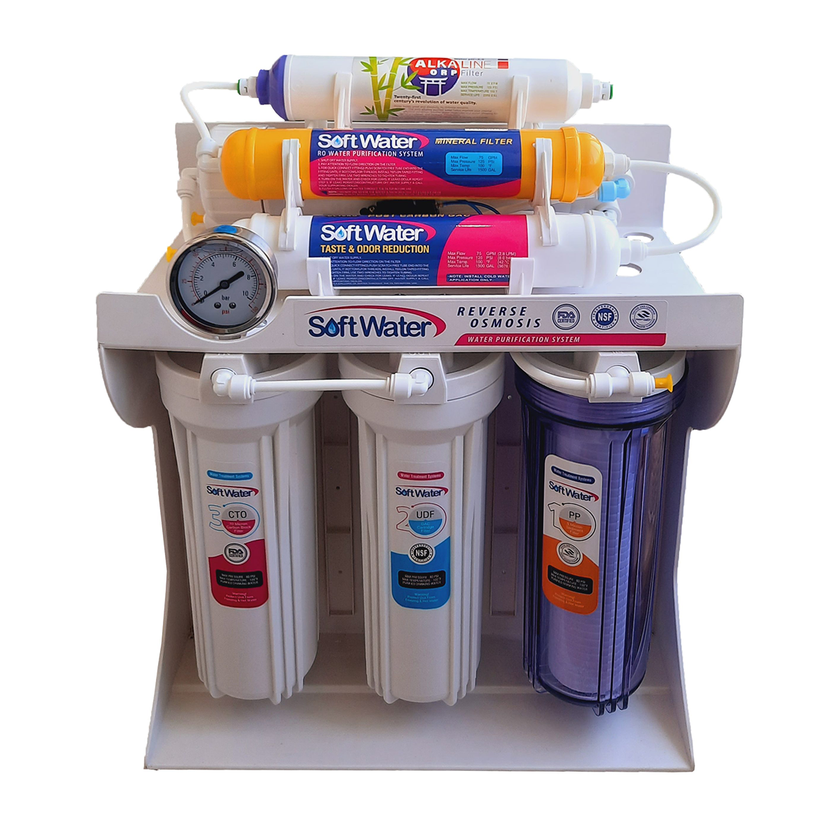 دستگاه تصفیه کننده آب مدل softwater plast m700-سفید دستگاه تصفیه کننده آب مدل softwater plast m700-سفید