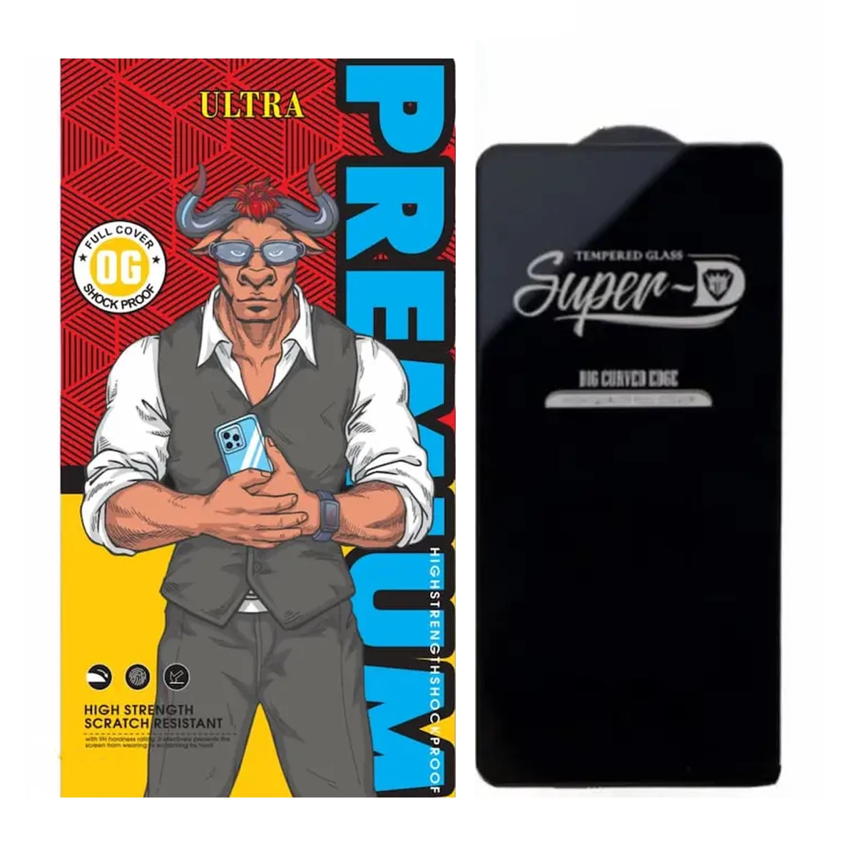 گلس گوشی اپل iPhone 16 Pro Max اولترا مدل Super D گلس گوشی اپل iPhone 16 Pro Max اولترا مدل Super D