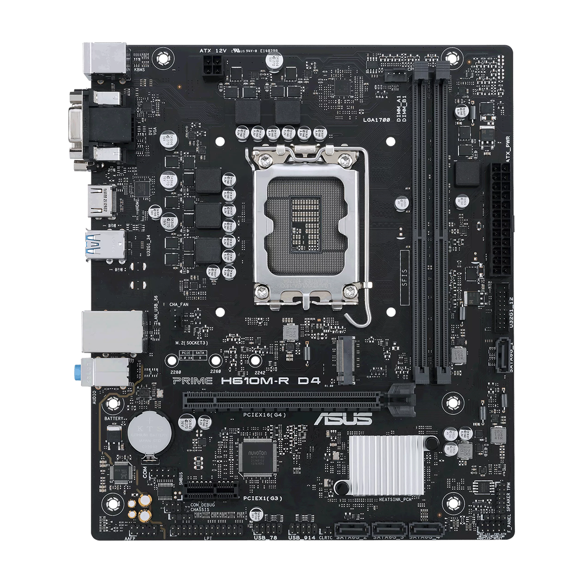 مادربرد ایسوس مدل PRIME H610M-R D4 SI مادربرد ایسوس مدل PRIME H610M-R D4 SI