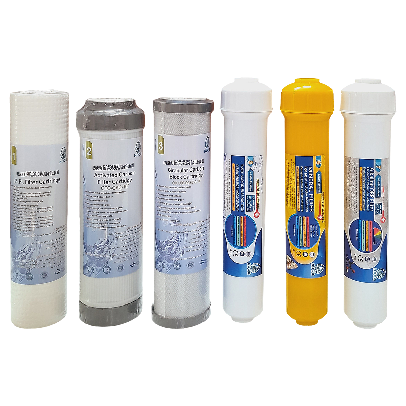 فیلتر دستگاه تصفیه آب نور مدل ارگونومی بسته 6 عددی-سفید فیلتر دستگاه تصفیه آب نور مدل ارگونومی بسته 6 عددی-سفید