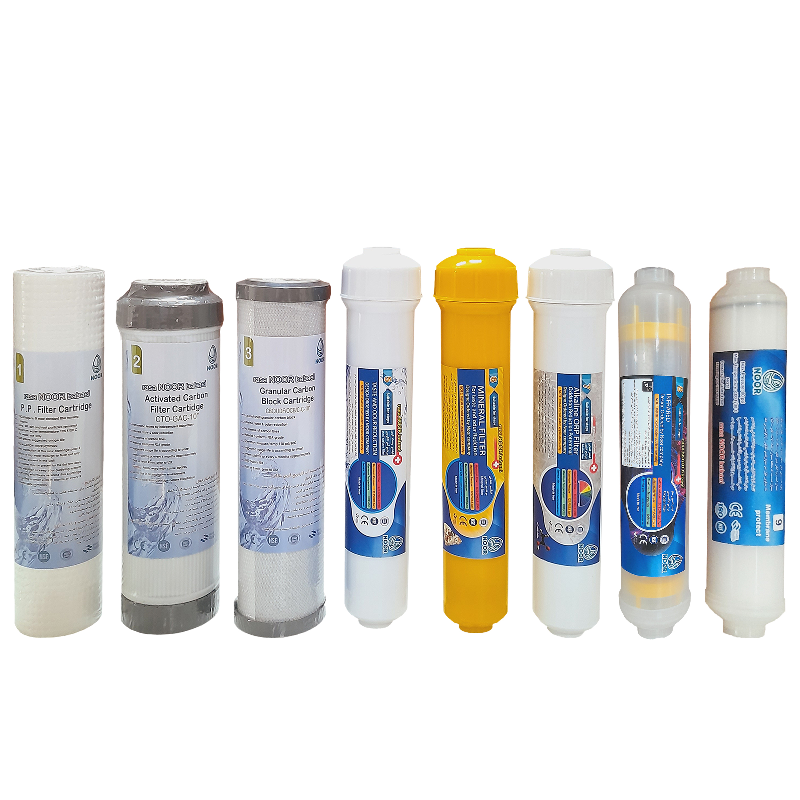 فیلتر دستگاه تصفیه آب نور مدل ارگونومی بسته 8 عددی-سفید فیلتر دستگاه تصفیه آب نور مدل ارگونومی بسته 8 عددی-سفید