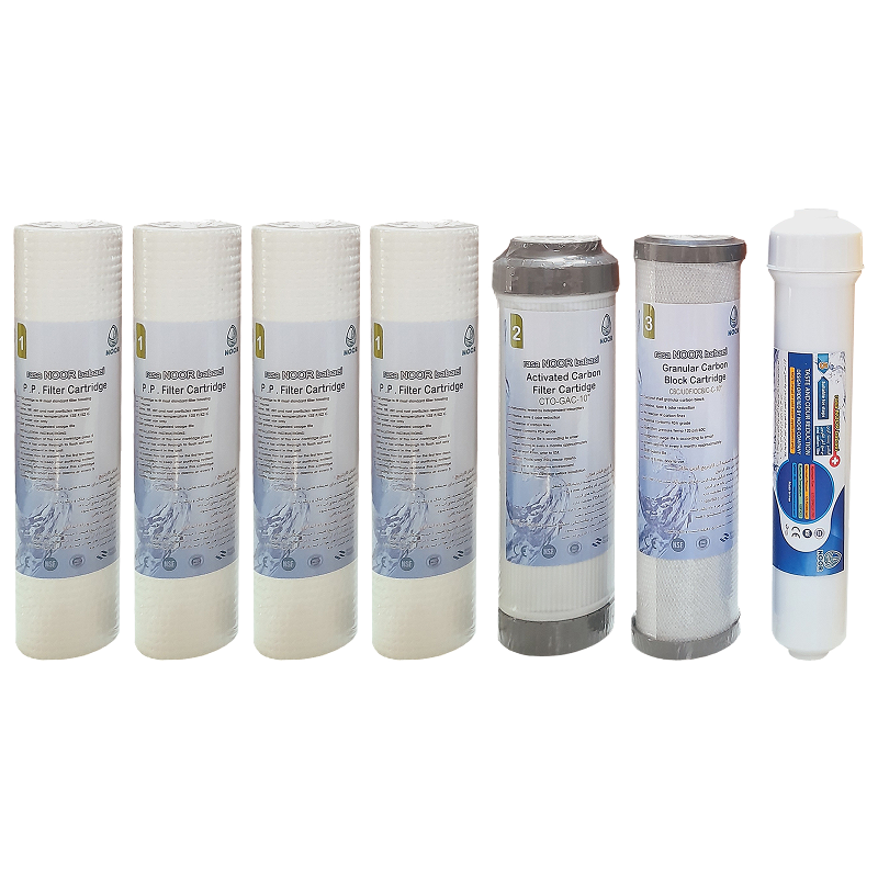 فیلتر دستگاه تصفیه آب نور مدل ارگونومی پلاس بسته 7 عدد-سفید فیلتر دستگاه تصفیه آب نور مدل ارگونومی پلاس بسته 7 عدد-سفید