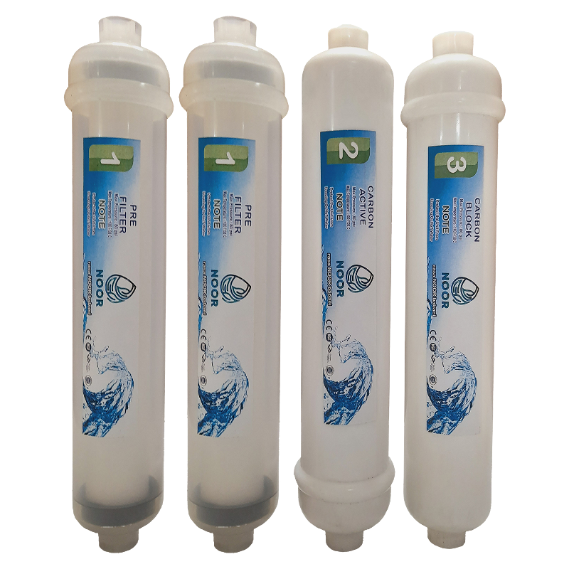 فیلتر دستگاه تصفیه آب نور مدل خطی بسته 4 عددی-سفید فیلتر دستگاه تصفیه آب نور مدل خطی بسته 4 عددی-سفید