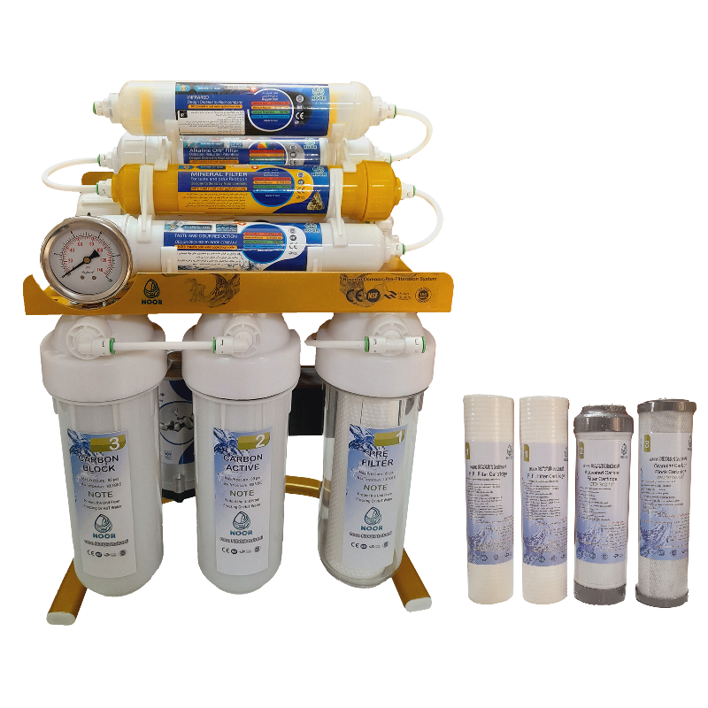 دستگاه تصفیه کننده آب نور مدل X gold m800 به همراه فیلتر بسته 4 عددی-چند رنگ  دستگاه تصفیه کننده آب نور مدل X gold m800 به همراه فیلتر بسته 4 عددی-چند رنگ