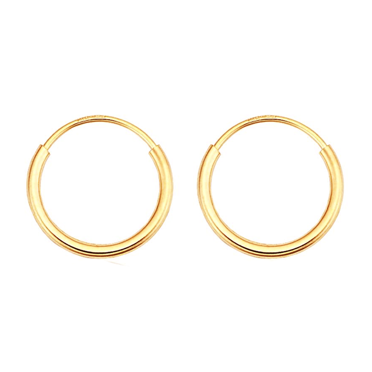 گوشواره طلا زنانه طرح حلقه ای سارا هماتیت گلد کد 130488-0.35 گوشواره طلا زنانه طرح حلقه ای سارا هماتیت گلد کد 130488-0.35