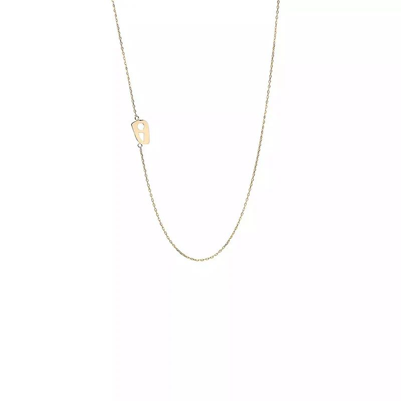 گردنبند طلا زنانه  طرح ه نیمانی قو طلایی-1.00 گردنبند طلا زنانه  طرح ه نیمانی قو طلایی-1.00